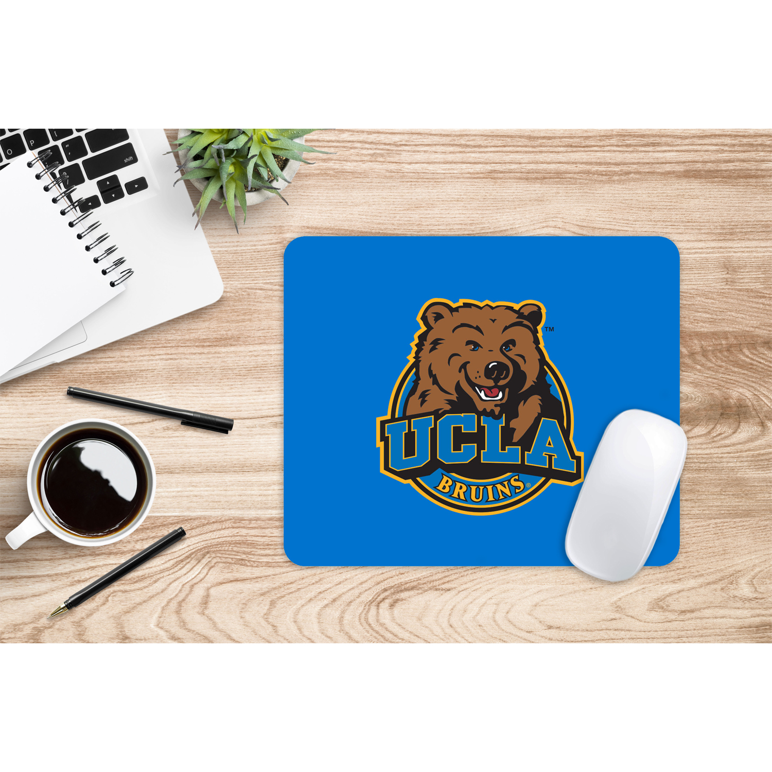 Blue UCLA Bruins Mascot Logo Mouse Pad - Image 8