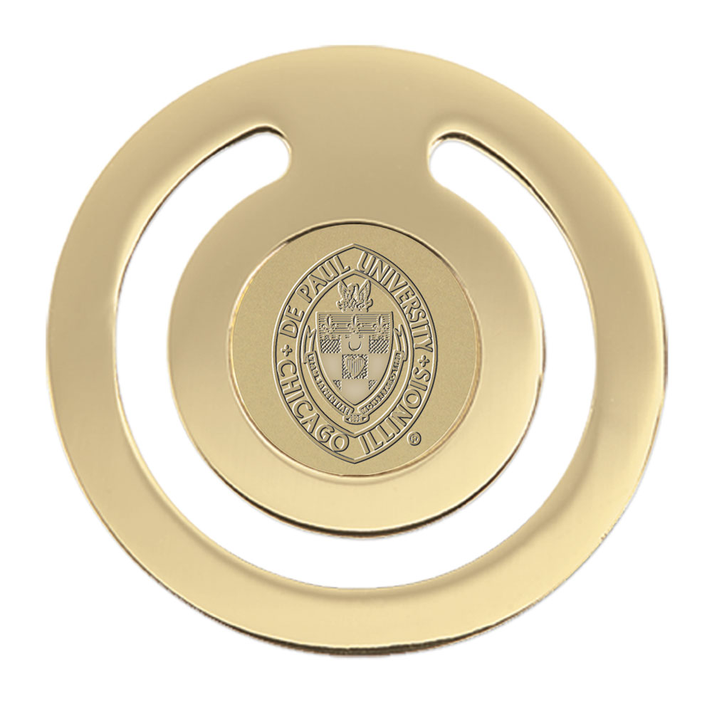 Gold DePaul Blue Demons Bookmark