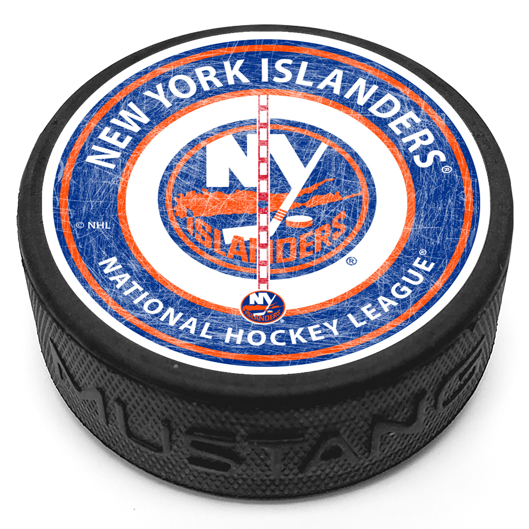 New York Islanders Center Ice Puck