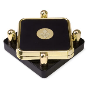 Marymount Saints Gold 2-Piece Square Coaster Set