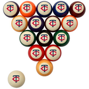 Imperial Cream Minnesota Twins Retro Billiard Ball Set