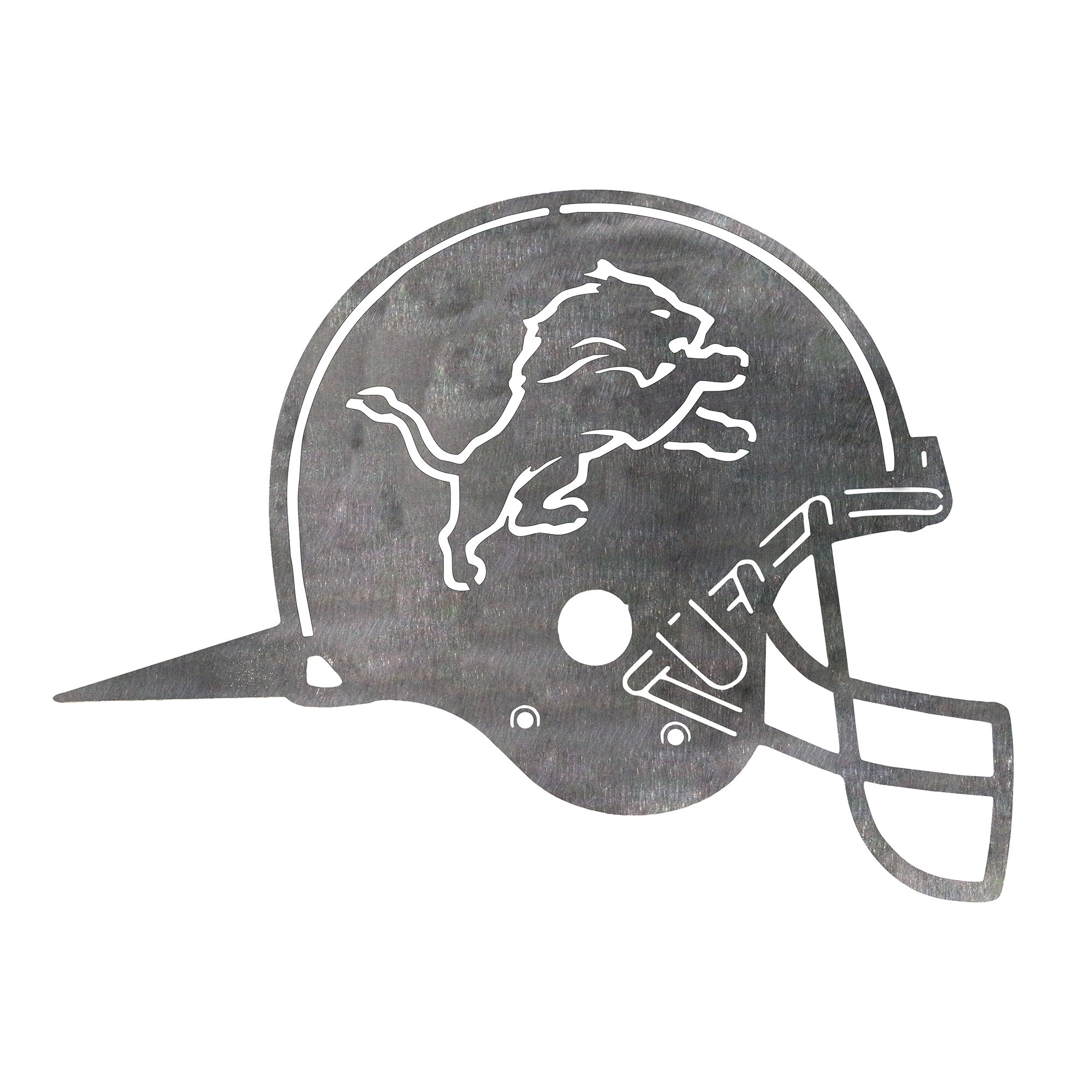 Detroit Lions Metal Garden Art Helmet Spike - Image 6
