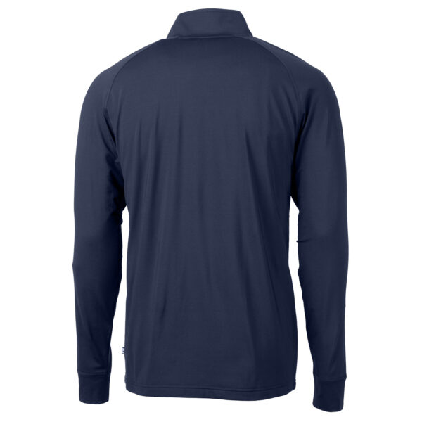 Men's Cutter & Buck Navy Fanatics Corporate Adapt Eco Knit Stretch Recycled Quarter-Zip Pullover Top - Image 13