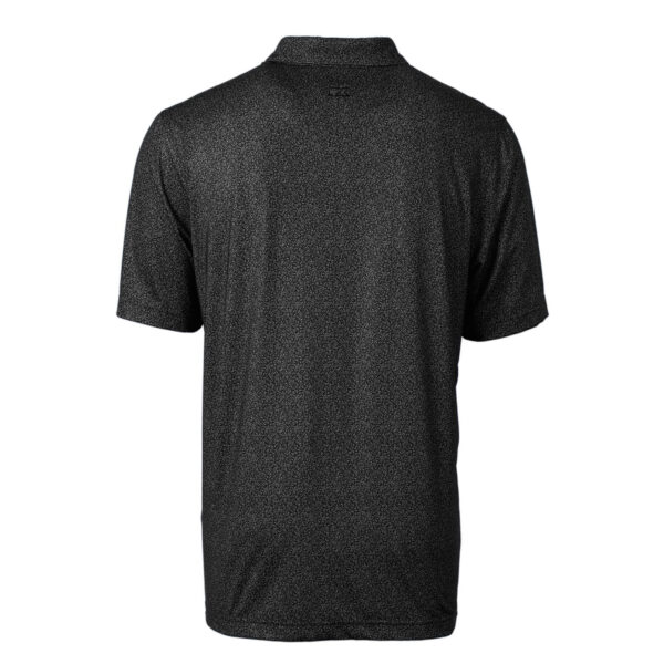 Men's Cutter & Buck Black Fanatics Corporate Pike Micro Floral Stretch Polo - Image 7
