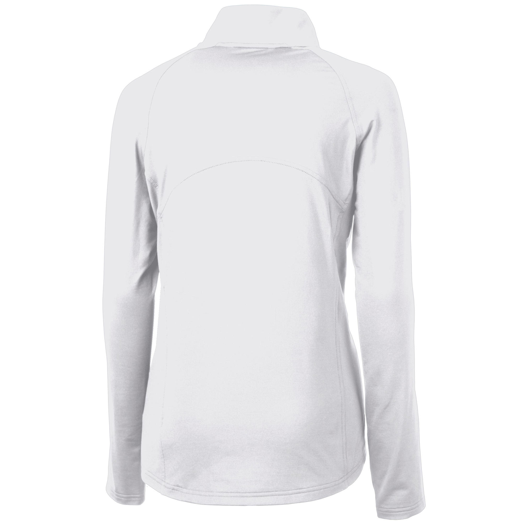 Women's Cutter & Buck White New Orleans Saints Adapt Eco Knit Stretch Recycled Half-Zip Pullover Top - Image 7