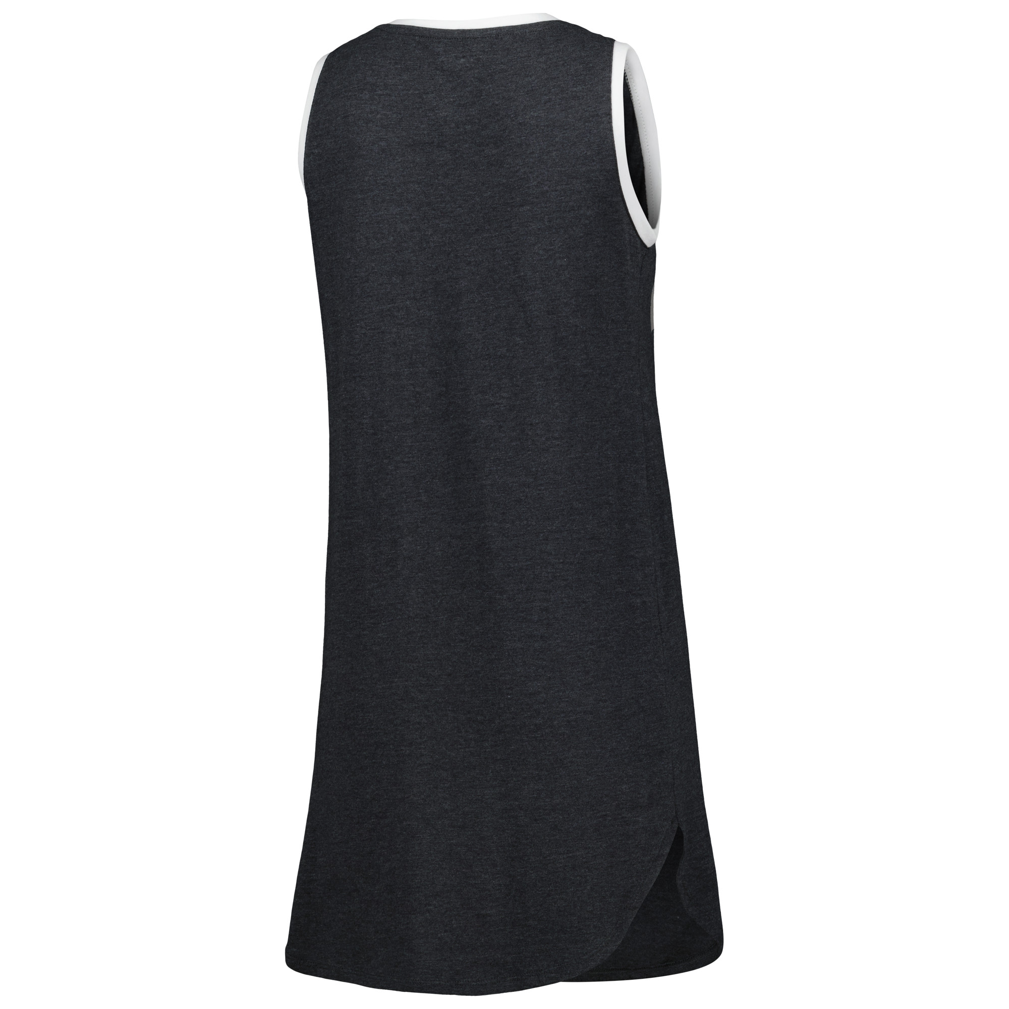 Women's Concepts Sport Black Brooklyn Nets Sleeveless Nightshirt - Image 4