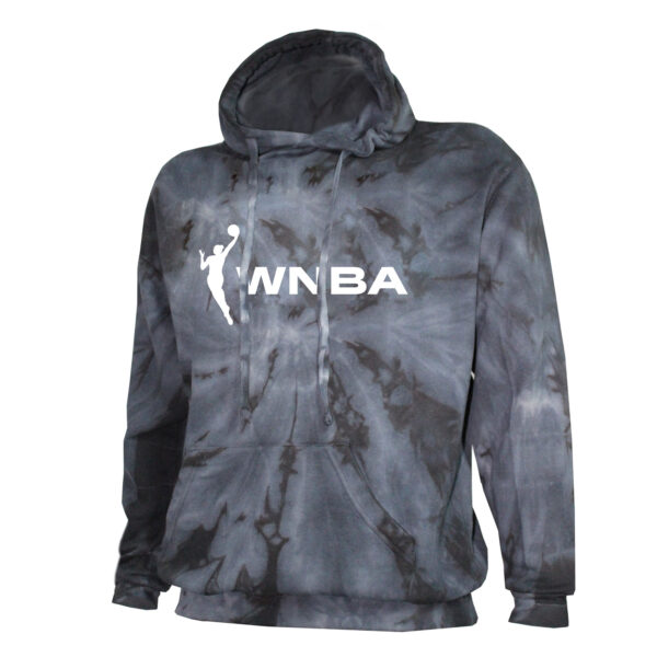 Men's Stitches Black WNBA Gear Tie-Dye Pullover Hoodie - Image 6