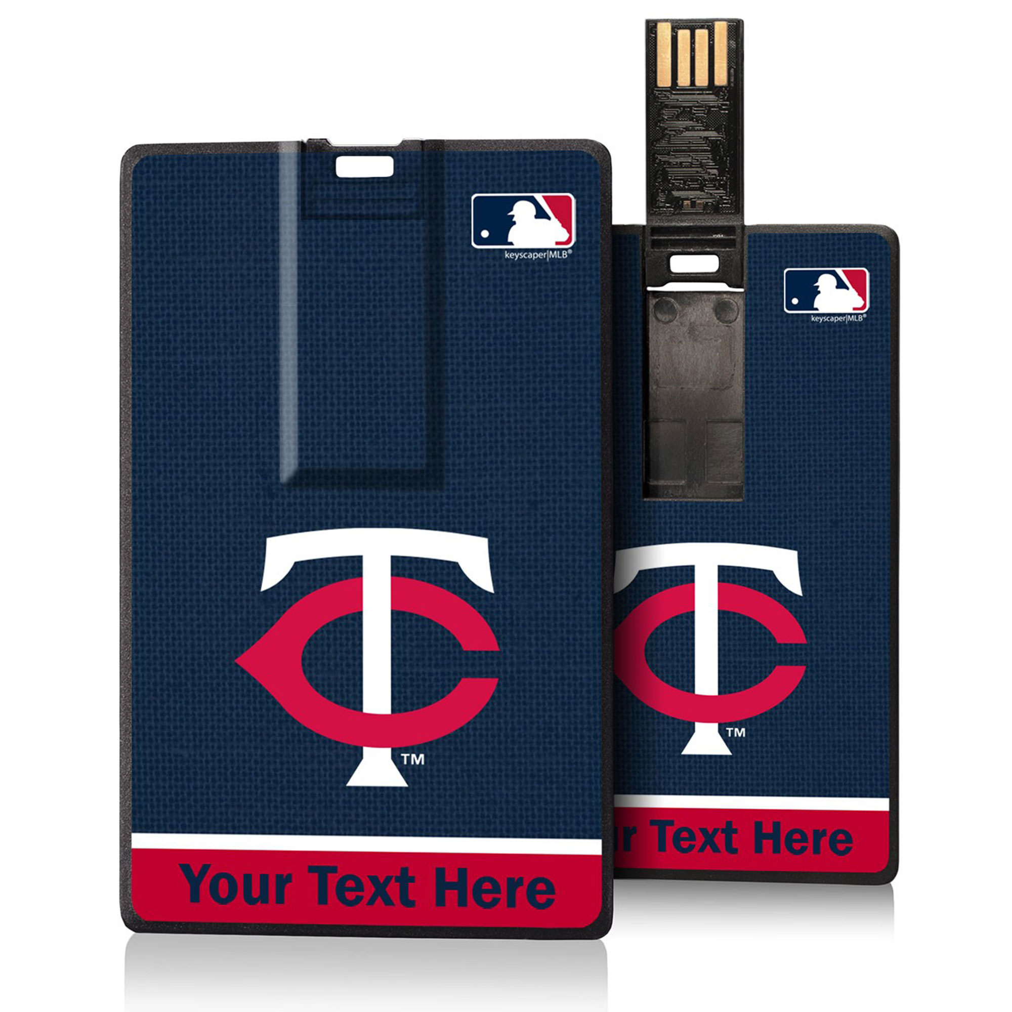 Minnesota Twins Personalized Credit Card USB Drive