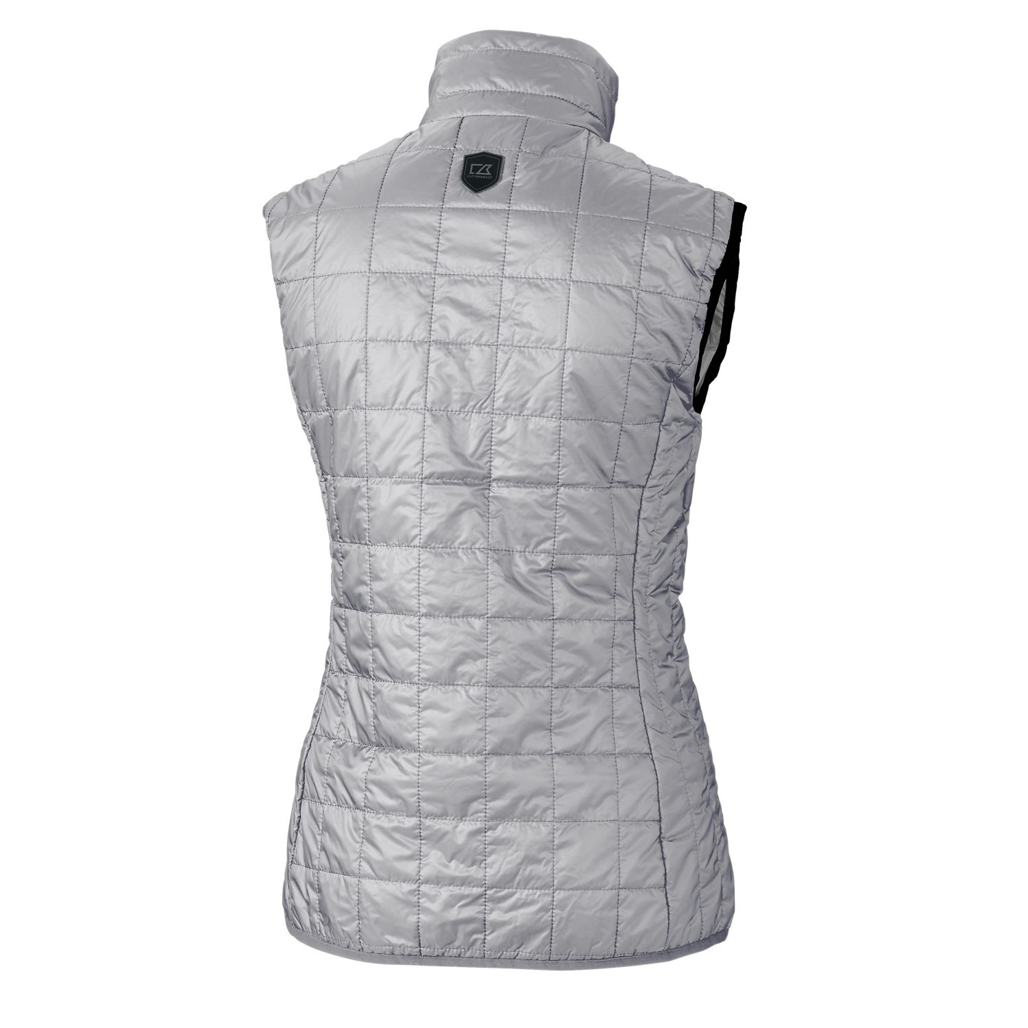 Women's Cutter & Buck Gray FIU Panthers Vault Rainier PrimaLoft Eco Full-Zip Puffer Vest - Image 7