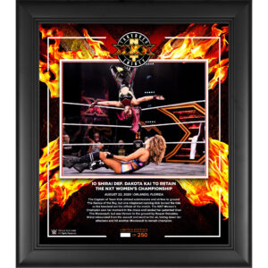 Io Shirai WWE Framed 15'' x 17'' NXT TakeOver: XXX Collage - Limited Edition of 250