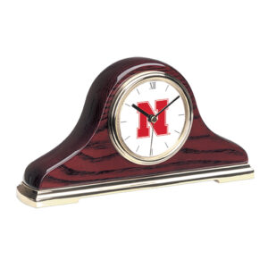 Nebraska Huskers Primary Team Logo Mantle Clock