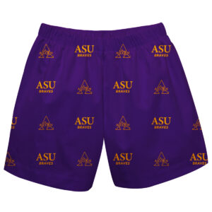 Toddler Purple Alcorn State Braves Pull On Shorts