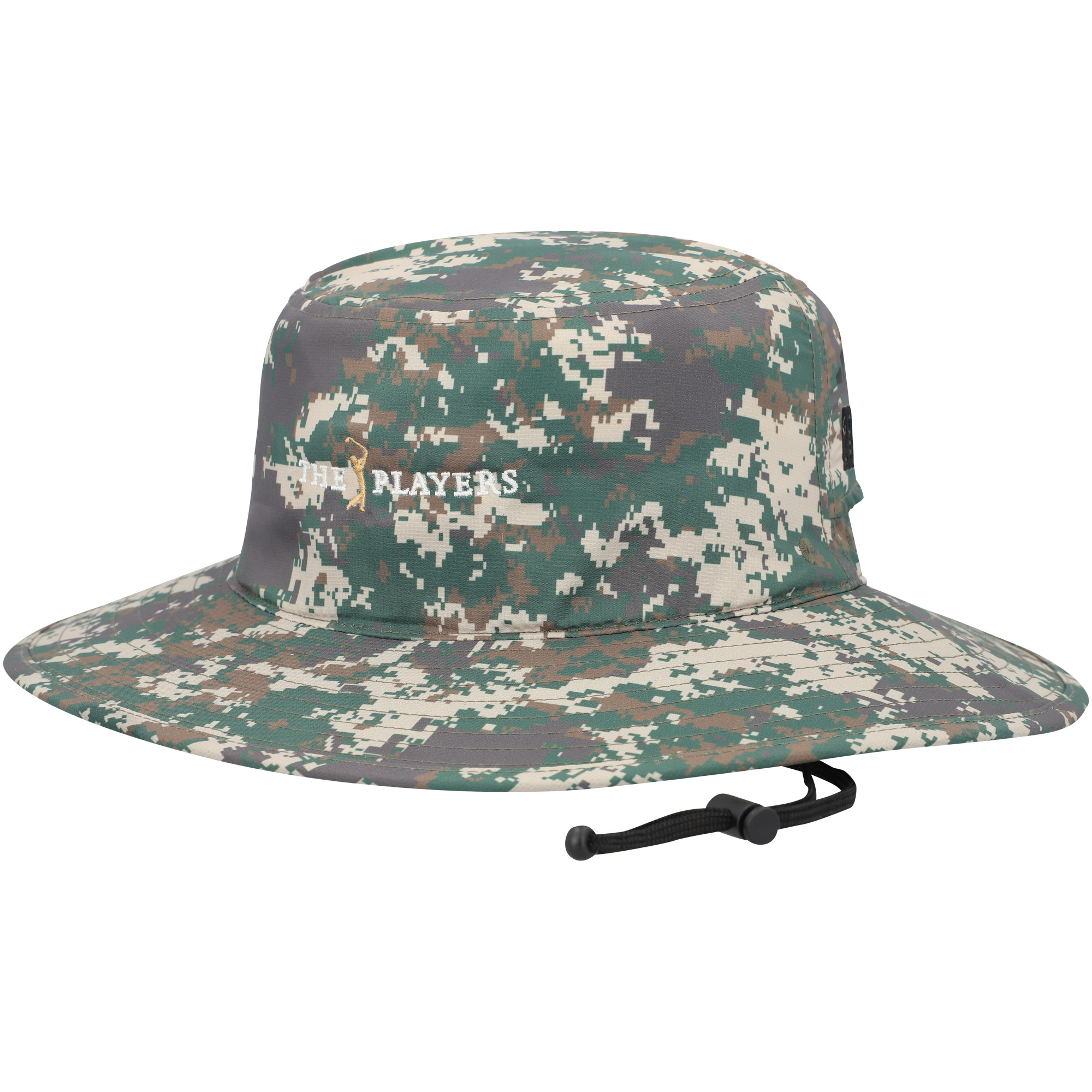 Men's adidas Camo THE PLAYERS Crest Bucket Hat - Image 4
