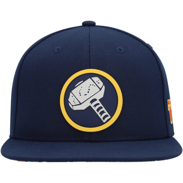 Youth Marvel Navy Thor Comic Snapback Hat - Image 8