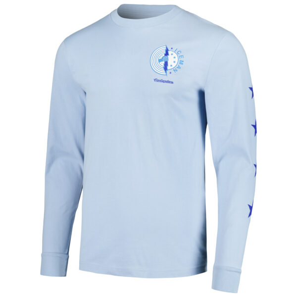 Men's Contenders Clothing Light Blue Top Gun Iceman Long Sleeve T-Shirt - Image 6