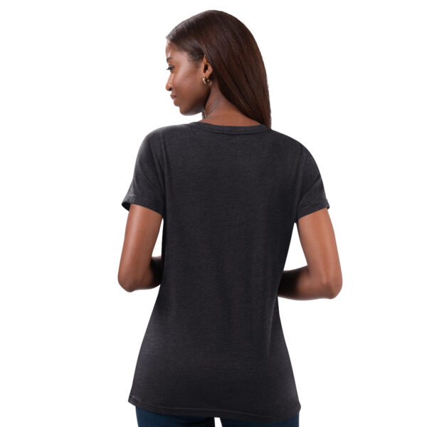 Women's G-III 4Her by Carl Banks Black NASCAR Merchandise Snap V-Neck T-Shirt - Image 7