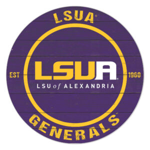 LSUA Generals 20'' x 20'' Indoor/Outdoor Team Color Circle Sign