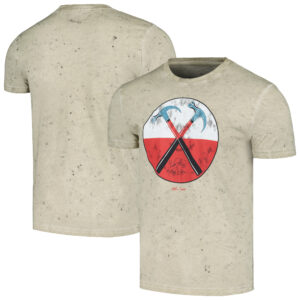 Unisex  Tan Pink Floyd The Wall Hammers Snow Wash T-Shirt