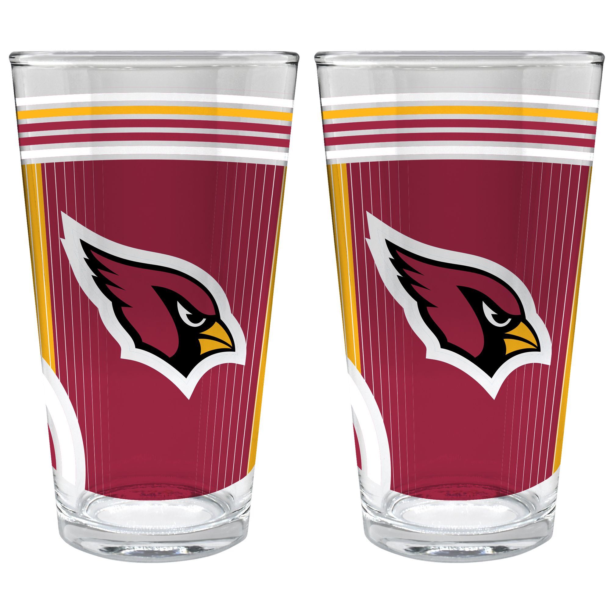 Arizona Cardinals Two-Piece 16oz. Pint Glass Set