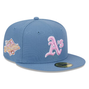 Men's New Era Athletics Faded Blue Color Pack 59FIFTY Fitted Hat