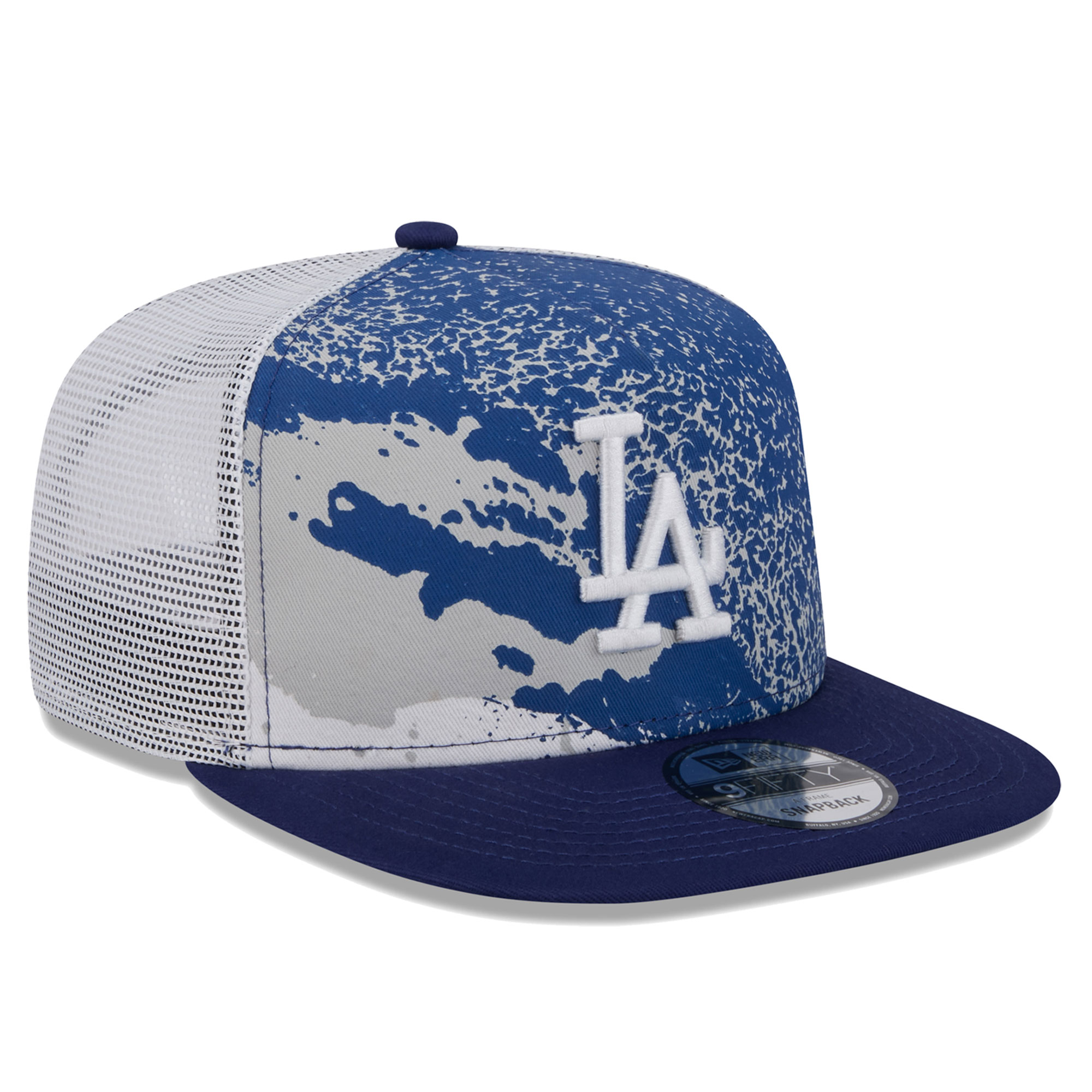Men's New Era Royal Los Angeles Dodgers Court Sport 9FIFTY Snapback Hat - Image 4