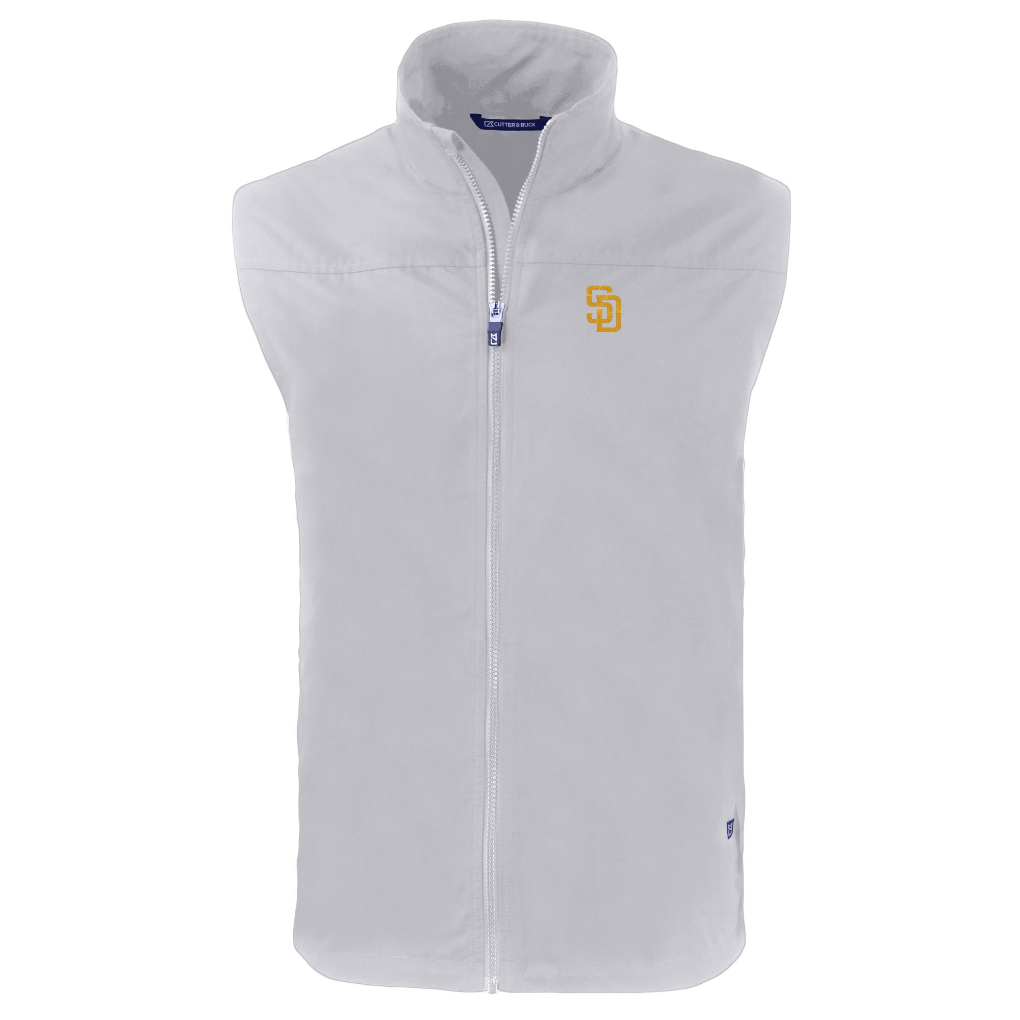 Women's G-III 4Her by Carl Banks Heather Gray Los Angeles Chargers Leopard Heart Pullover Sweatshirt - Image 3