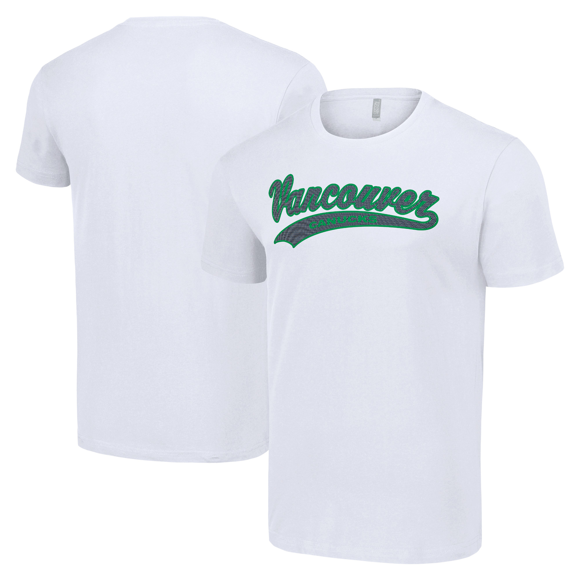 Men's Starter White Vancouver Canucks Tailsweep T-Shirt