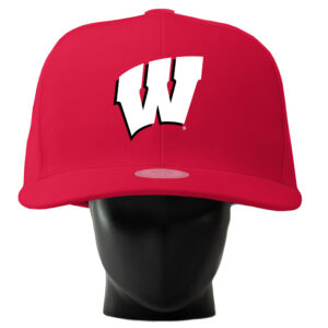 Unisex Noggin Boss  Red Wisconsin Badgers Oversized Hat