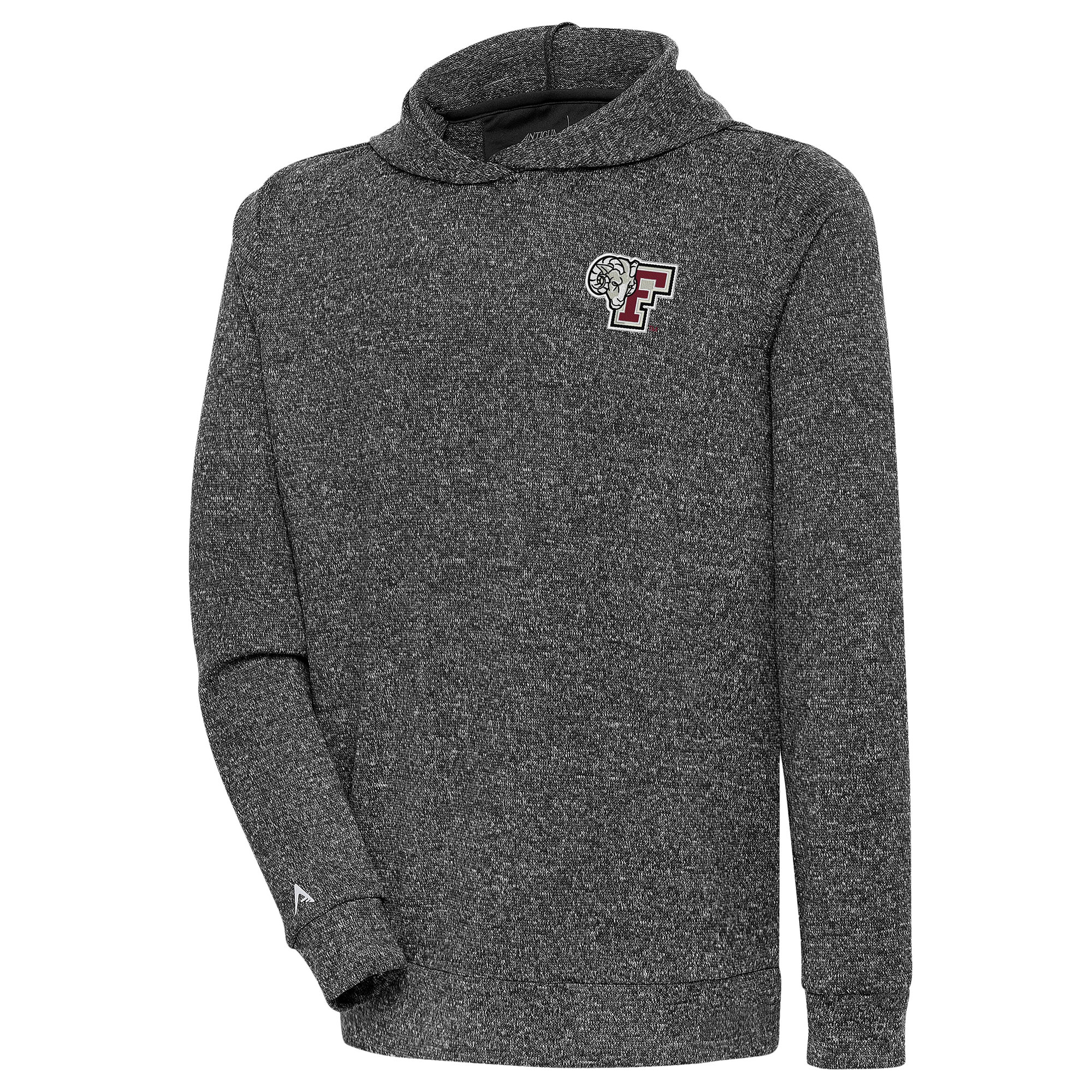 Men's Cutter & Buck Heather Gray/Heather Charcoal Albuquerque Isotopes Mainsail Raglan Full-Zip Hoodie