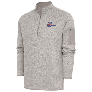 Men's Antigua  Oatmeal MSU Denver Roadrunners Fortune Quarter-Zip Pullover Jacket