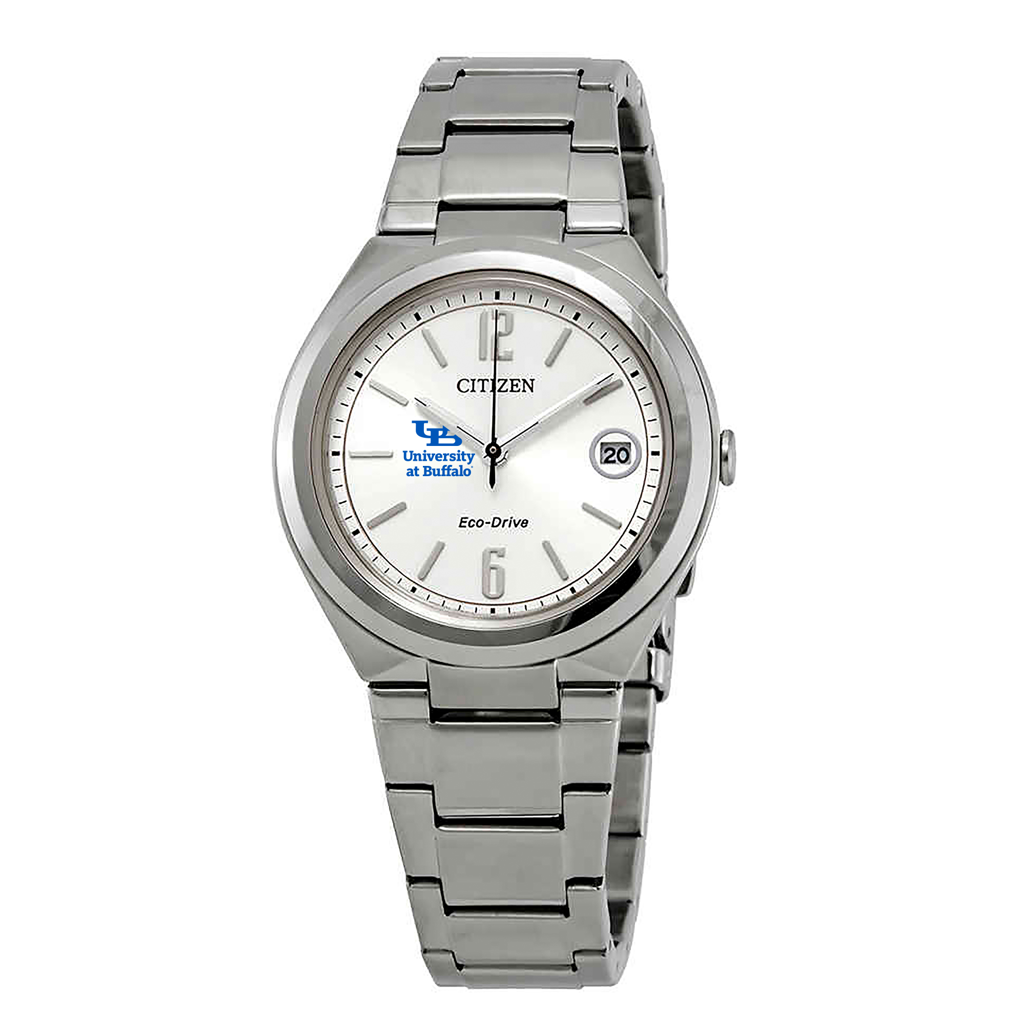 Women's Citizen Watch Silver Buffalo Bulls Eco-Drive Stainless Steel Watch
