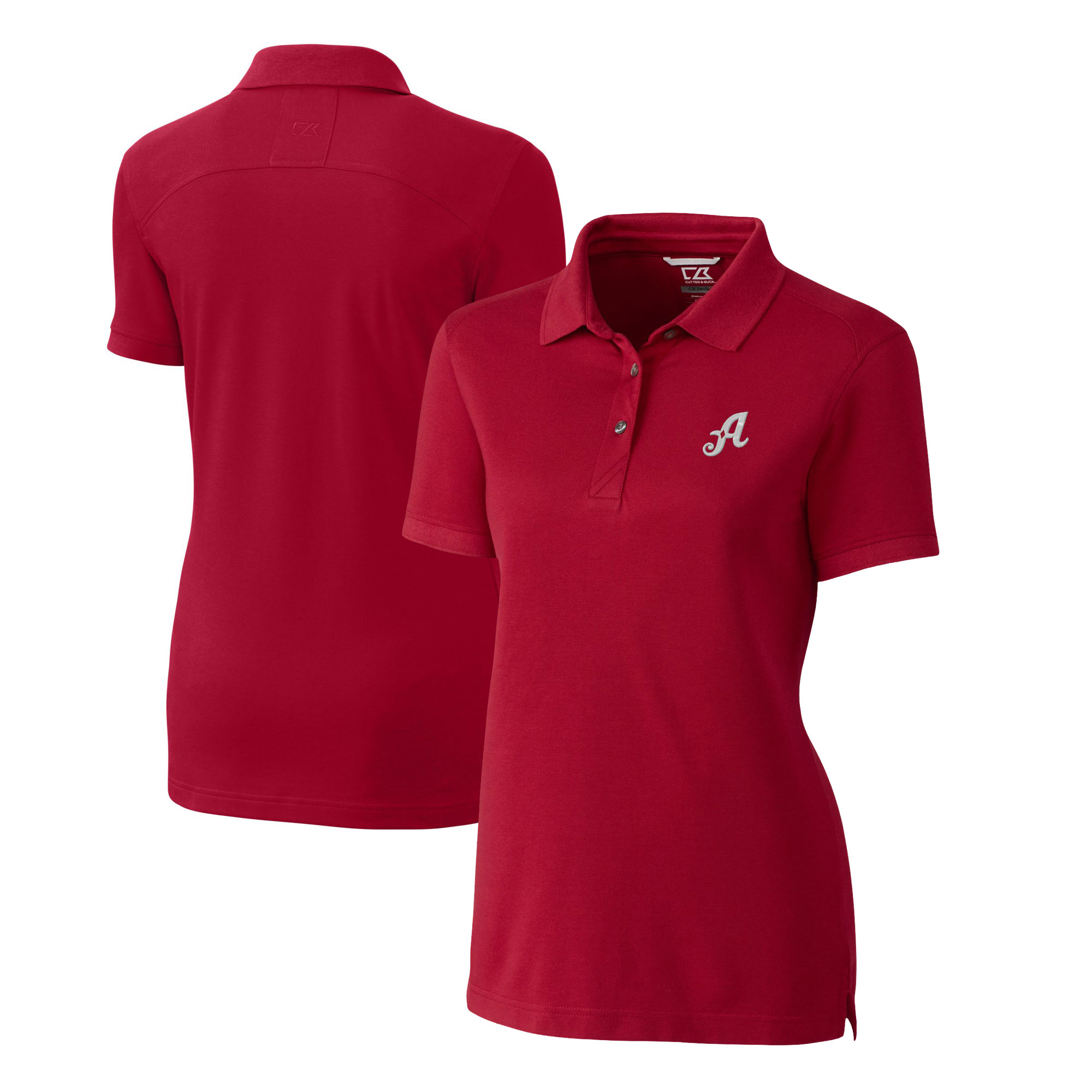 Women's Cutter & Buck Red Reno Aces Advantage Tri-Blend Pique Polo - Image 2