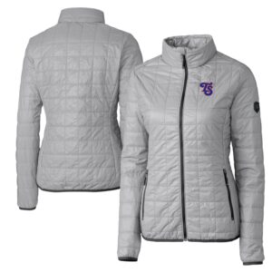 Women's Cutter & Buck Gray Tennessee Smokies Rainier Primaloft Eco Full-Zip Jacket