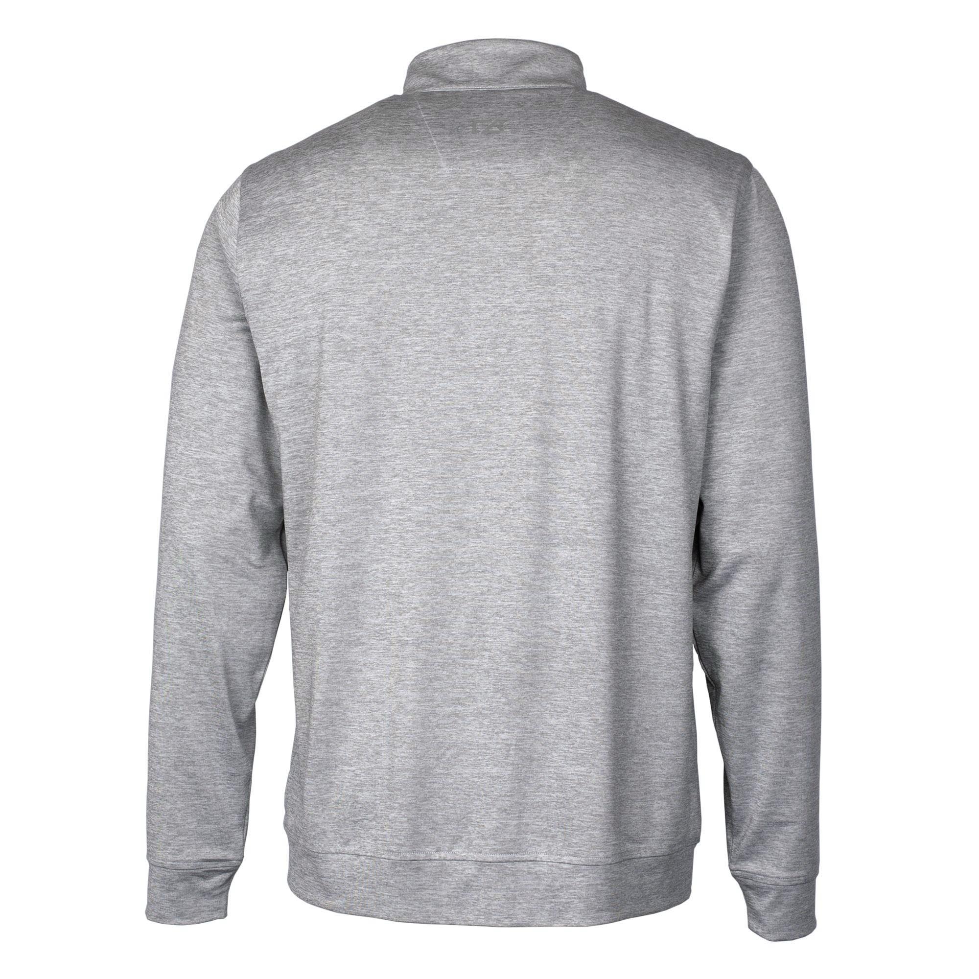 Men's Cutter & Buck Gray Fort Wayne TinCaps Stealth Heathered Quarter-Zip Top - Image 7
