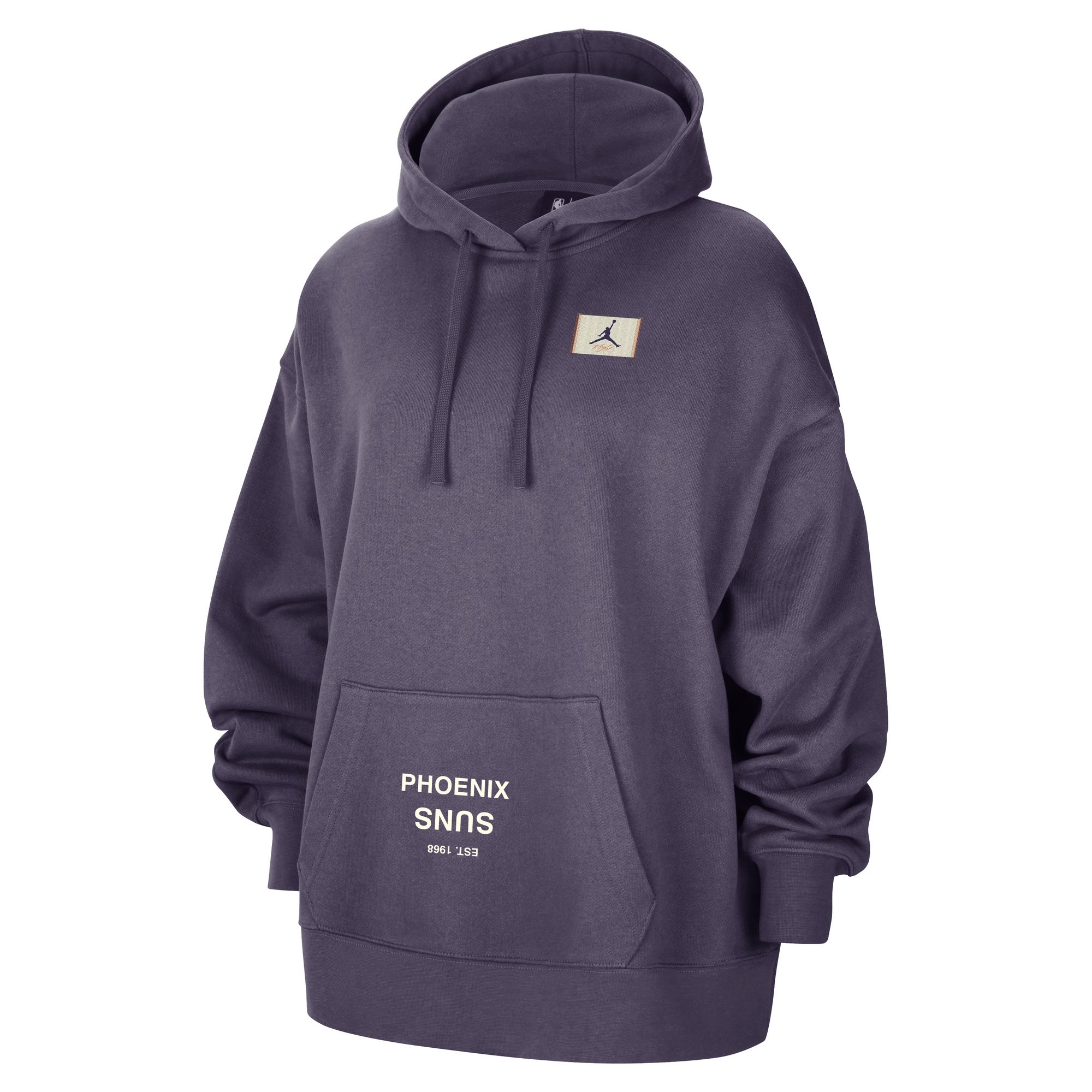 Women's Jordan Brand Purple Phoenix Suns Courtside Statement Edition Oversized Pullover Hoodie - Image 9
