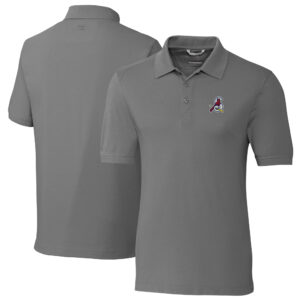 Men's Cutter & Buck Gray Springfield Cardinals Big & Tall DryTec Advantage Tri-Blend Pique Polo