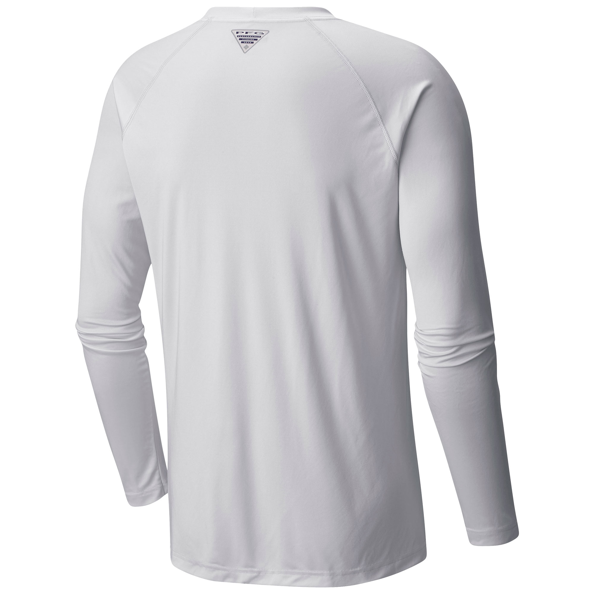Men's Columbia White New York Islanders Terminal Tackle Omni-Shade Raglan Long Sleeve T-Shirt - Image 7