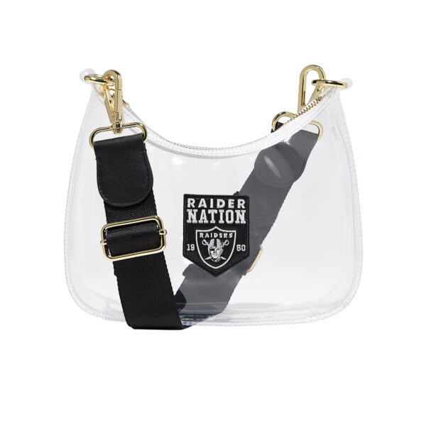 Stoney Clover Las Vegas Raiders Clear Curved Crossbody - Image 4