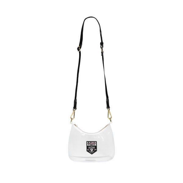 Stoney Clover Las Vegas Raiders Clear Curved Crossbody - Image 3