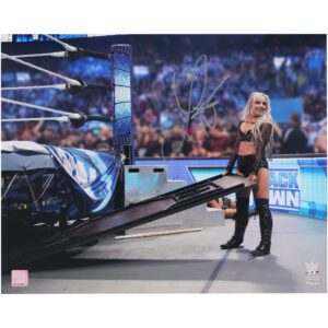 Liv Morgan WWE Autographed 16" x 20" Getting Table Photograph