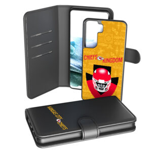 Keyscaper Black Kansas City Chiefs Galaxy Wallet Case
