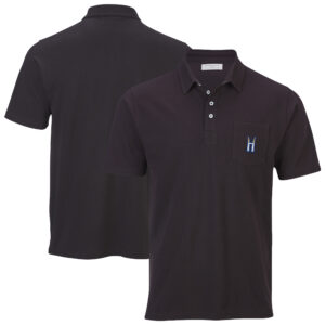Men's Black Hartford Yard Goats Pique Polo