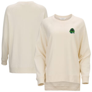 Women's  Natural Eugene Emeralds French Terry Harlow Pullover Sweatshirt
