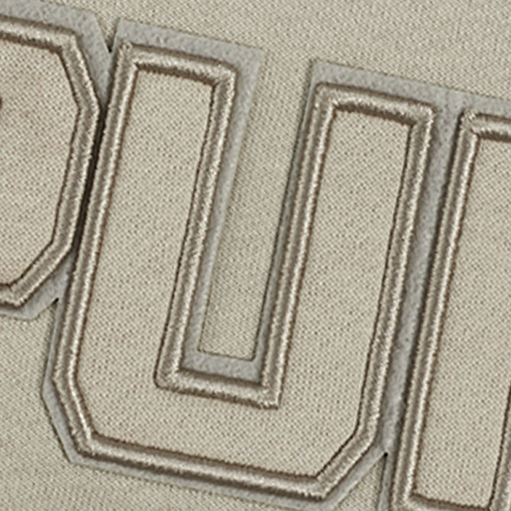 Women's Pro Standard Taupe San Antonio Spurs Neutrals Capsule Cropped Pullover Hoodie - Image 6