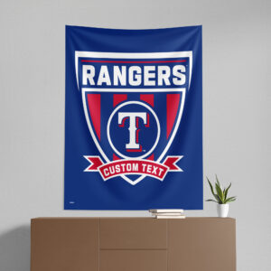 The Northwest Group  Texas Rangers 71" x 74" Personalized Allegiance Wall Hanging