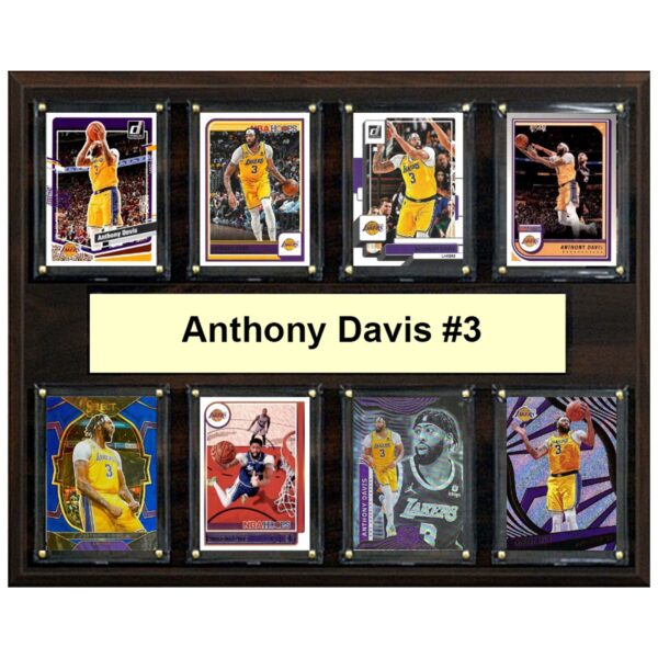 Anthony Davis Los Angeles Lakers 12" x 15" Trading Card Plaque