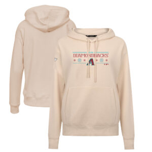 Women's Levelwear Khaki Arizona Diamondbacks Adorn Knit Hoodie