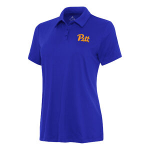Women's Antigua Royal Pitt Panthers Reprocess Polo