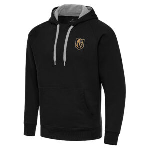 Men's Antigua Black Vegas Golden Knights Big & Tall Victory Pullover Hoodie