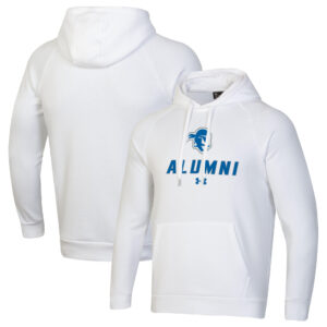 Men's Under Armour White Seton Hall Pirates Alumni Rival Fleece Pullover Hoodie